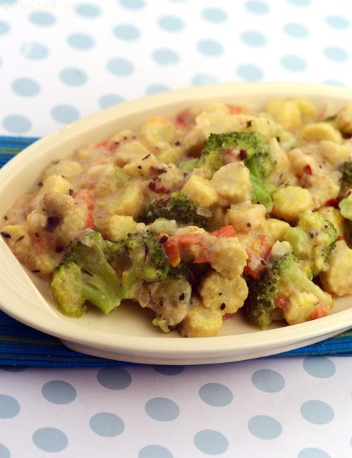 Spiced Baby Corn and Broccoli