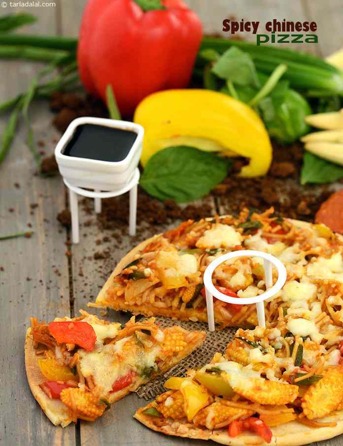 Spicy Chinese Pizza recipe