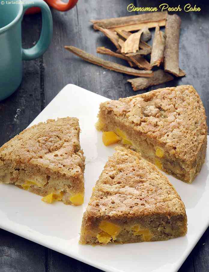 Cinnamon Peach Cake