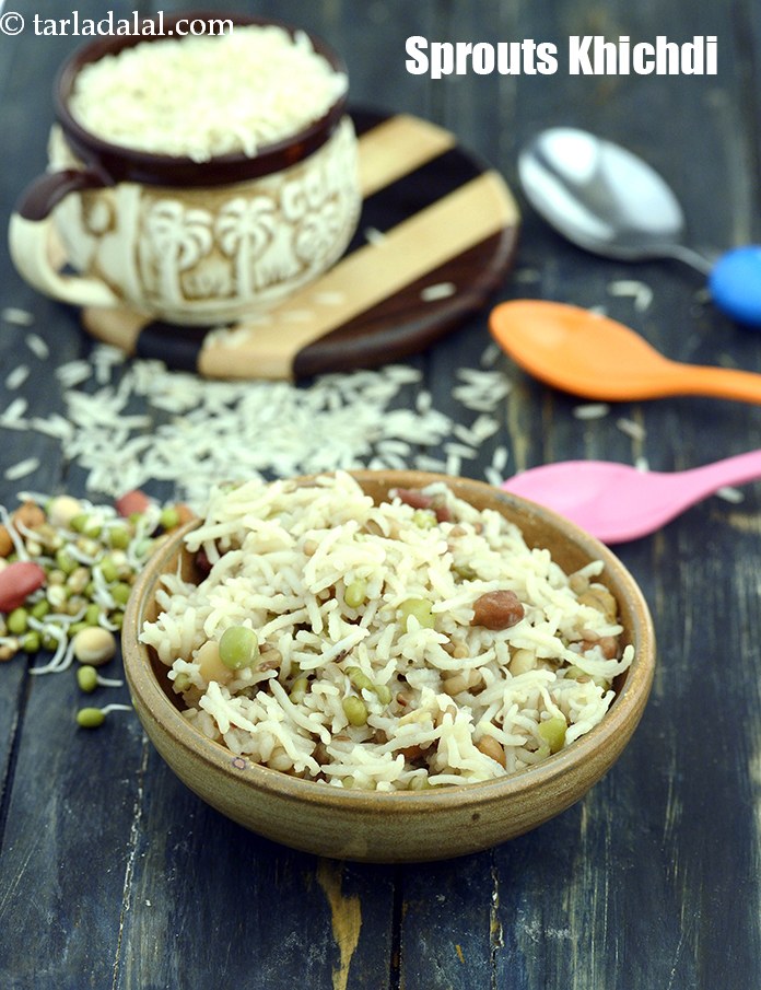 स्प्राउट्स खिचड़ी रेसिपी, Sprouts Khichdi ( Baby and Toddler) Recipe In Hindi