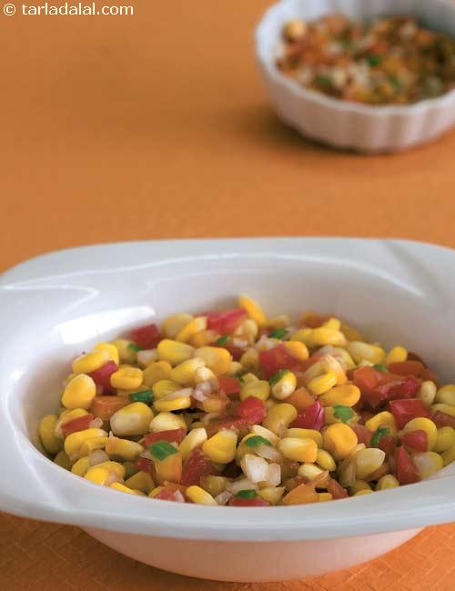 Steamed Corn with Tomato Salsa recipe, Healthy Snacks for Kids Recipes