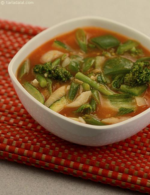 Stir-fried Greens In Spicy Garlic Sauce recipe, Stir Fry Recipes