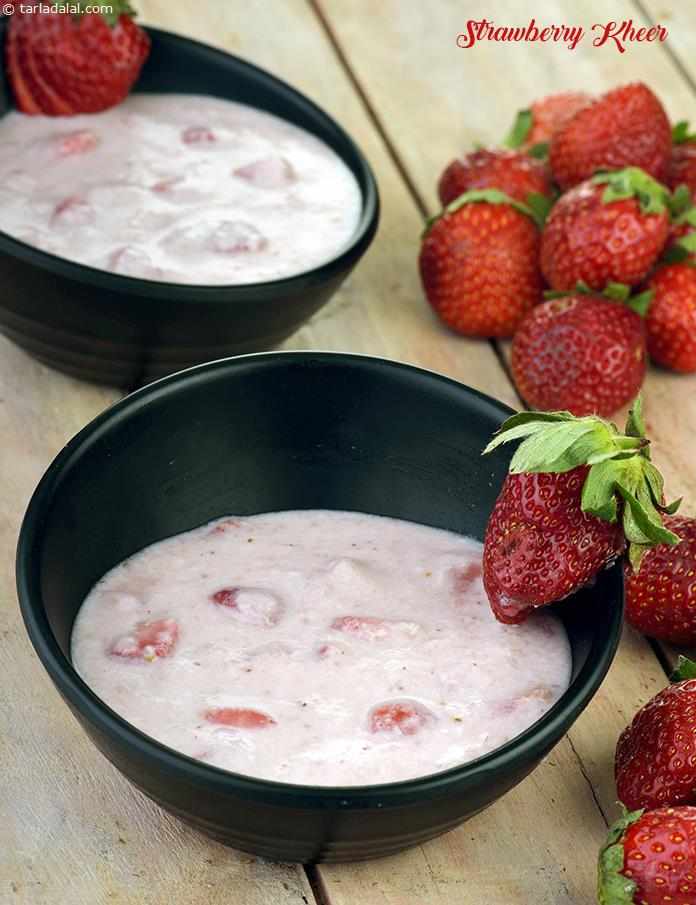 Strawberry Kheer recipe
