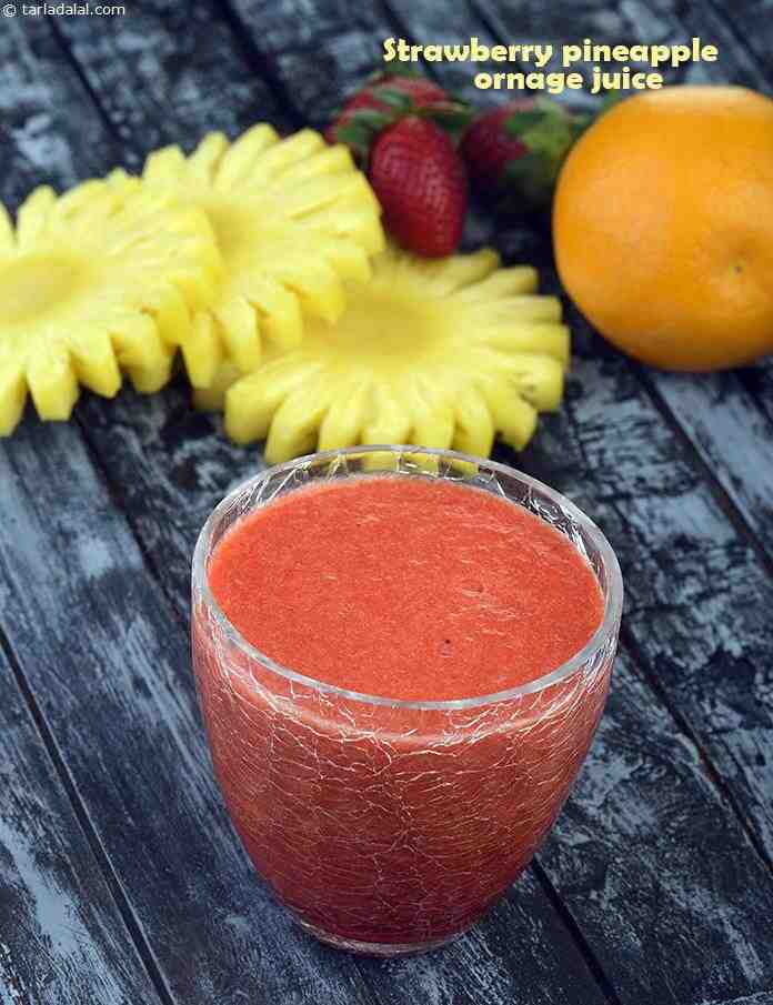 Strawberry Pineapple Orange Juice