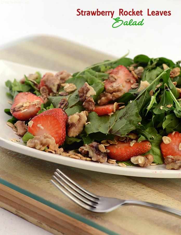 Strawberry Rocket Salad