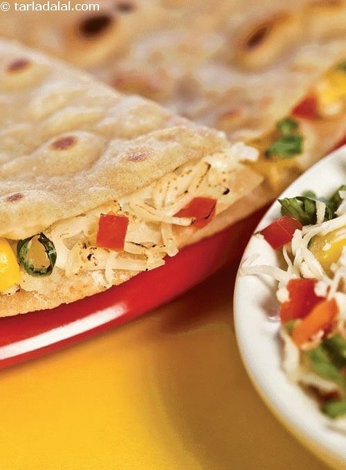 Stuffed Cheesey Quesadila recipe