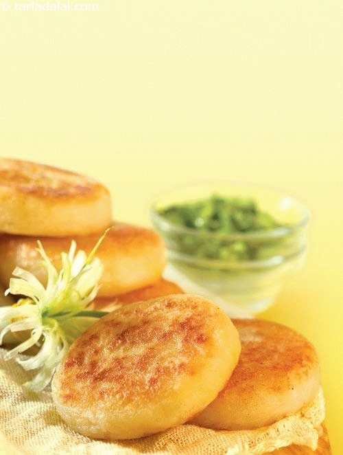 Stuffed Patties ( Non- Fried Snacks ) recipe