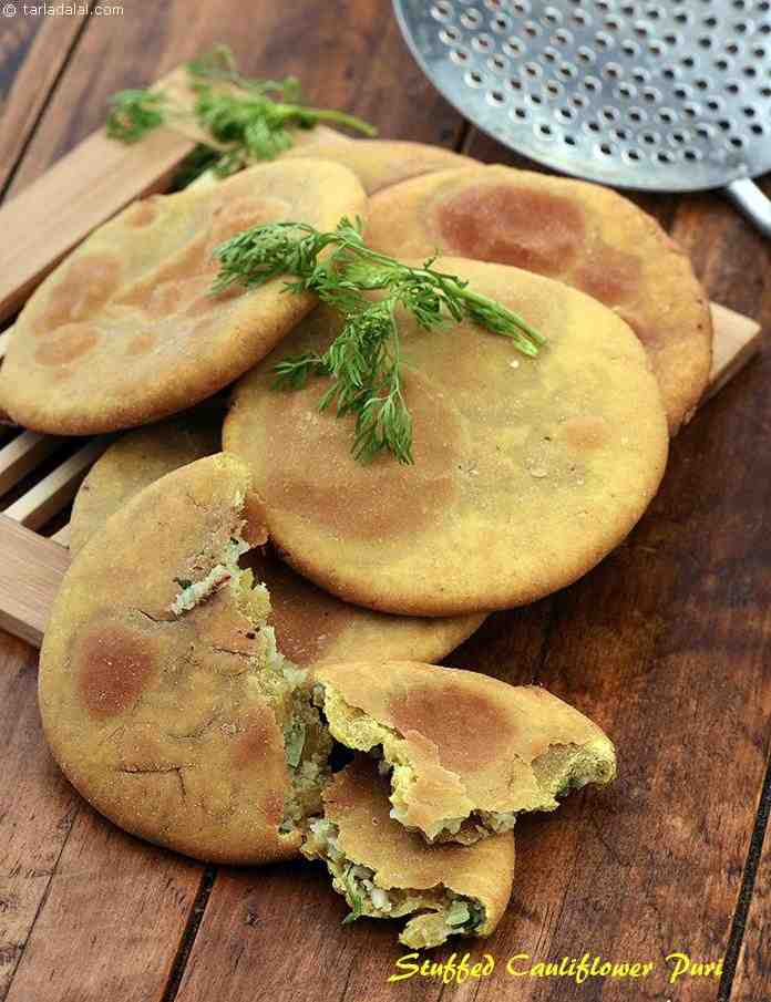 Stuffed Cauliflower Puri recipe