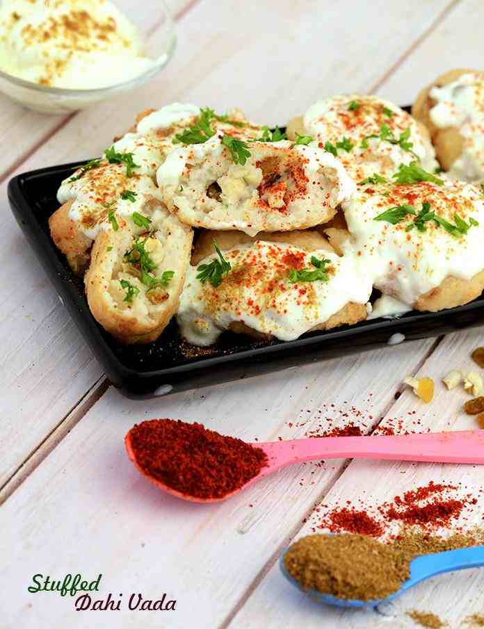 स्टफ्ड दही वड़ा रेसिपी, Stuffed Dahi Vada Recipe In Hindi