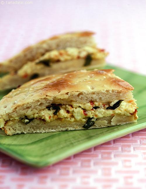 Stuffed Focaccia recipe, Italian Recipes