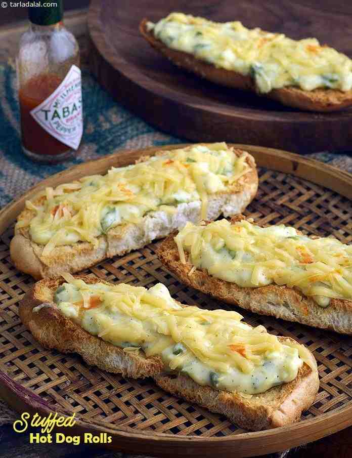 Stuffed Hot Dog Rolls recipe