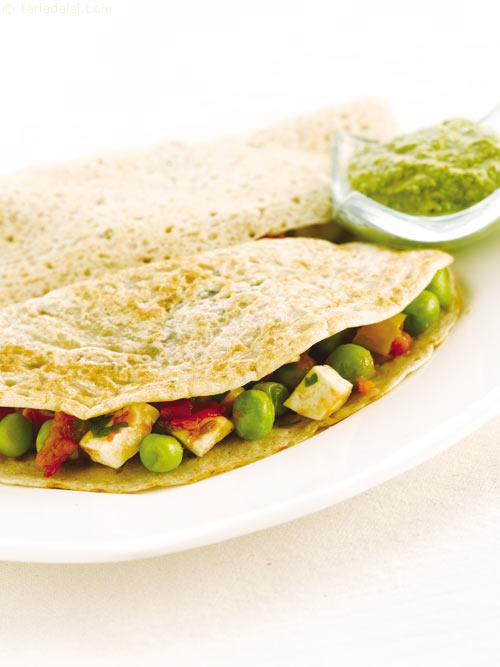 Stuffed Wheat Dosa ( Weight Loss During Pregnancy )