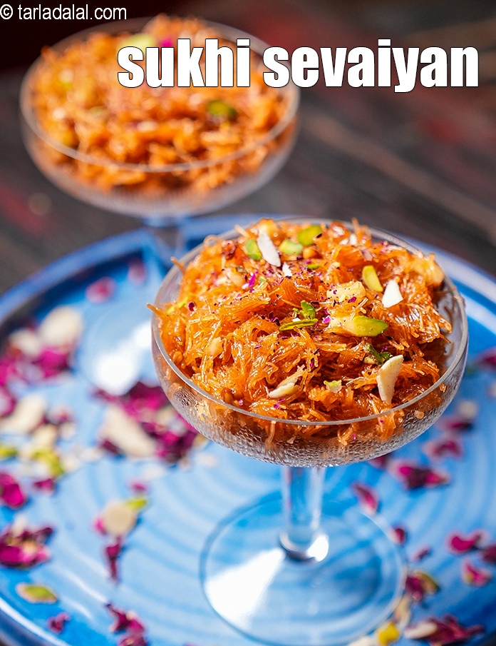 sukhi sevaiyan recipe | eid dessert kimami sevaiya | sweet vermicelli |