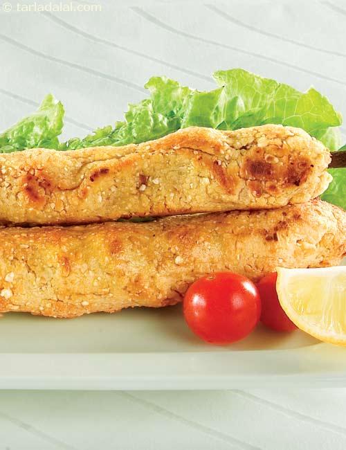 Suran Chana Dal Seekh Kebabs recipe, Sizzler Recipes | Barbeque Recipes