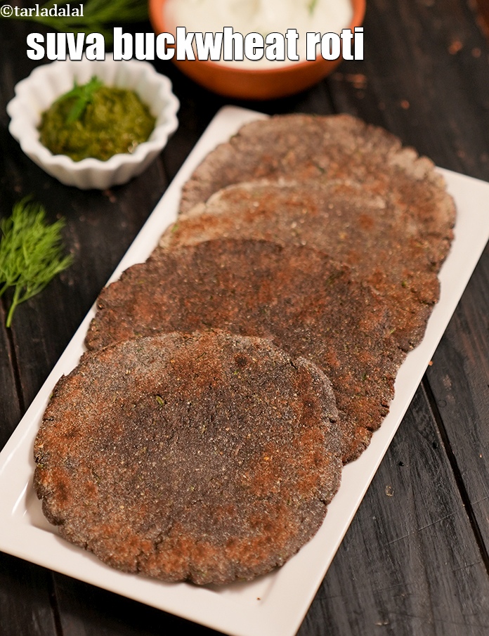 suva buckwheat roti recipe | kuttu jowar shepu gluten free paratha | acidity friendlyÂ buckwheat roti |