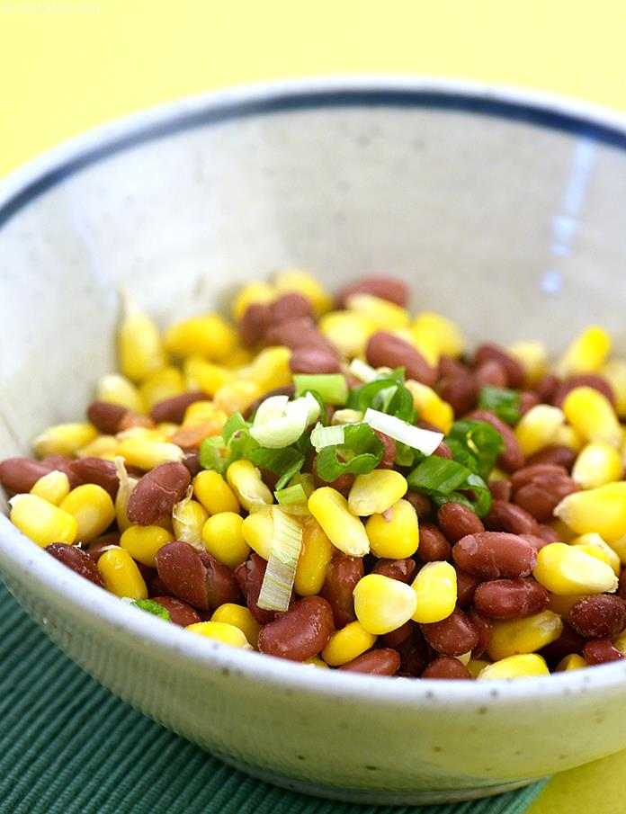 Sweet Corn and Kidney Bean Salad recipe, Soup Recipes | Salad Recipes