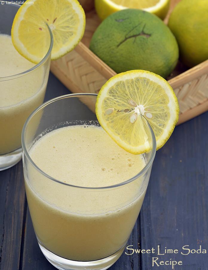 Sweet Lime Soda Recipe, Mosambi Soda, Sathukudi soda