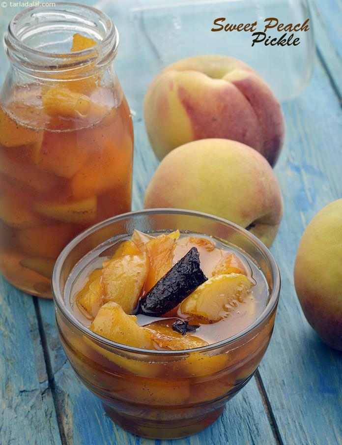 Sweet Peach Pickle, Stewed Peach