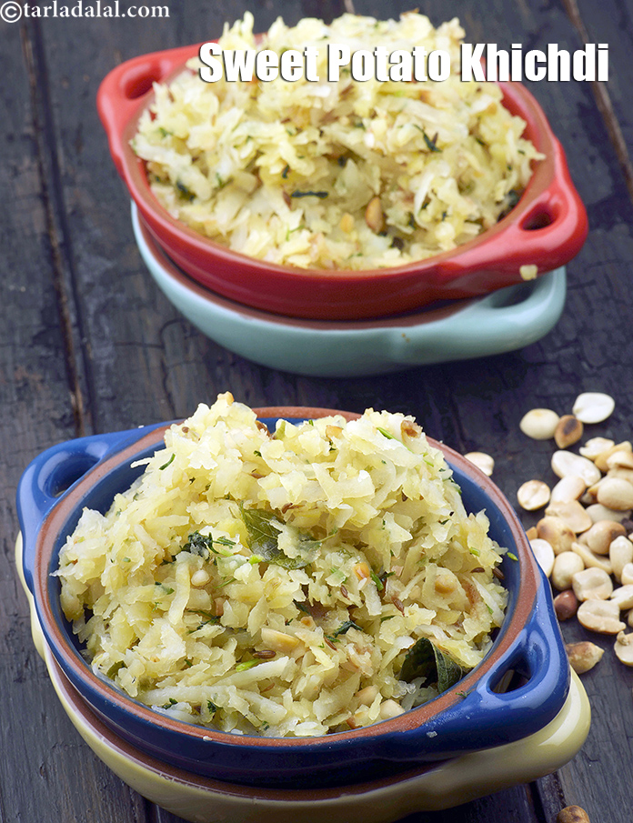 Sweet Potato Khichdi, Vrat, Upvas recipe