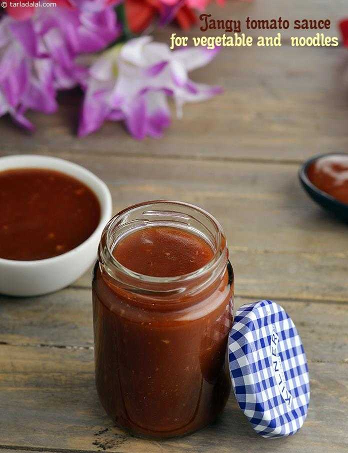 Tangy Tomato Sauce for Vegetables and Noodles recipe, Noodle Recipes