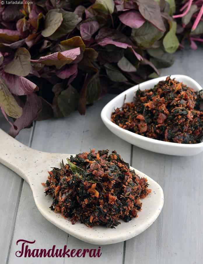 Thandukeerai, Thotakoora Poriyal recipe