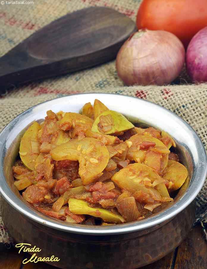 Zero Oil Tinda Masala recipe