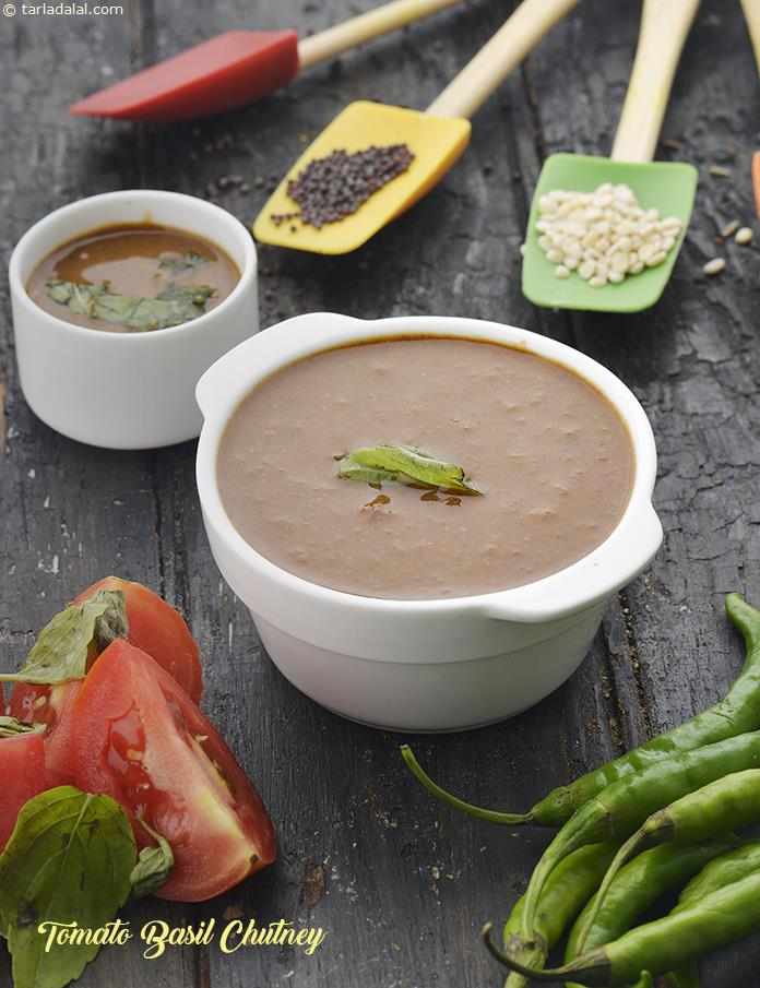 Tomato Basil Chutney recipe