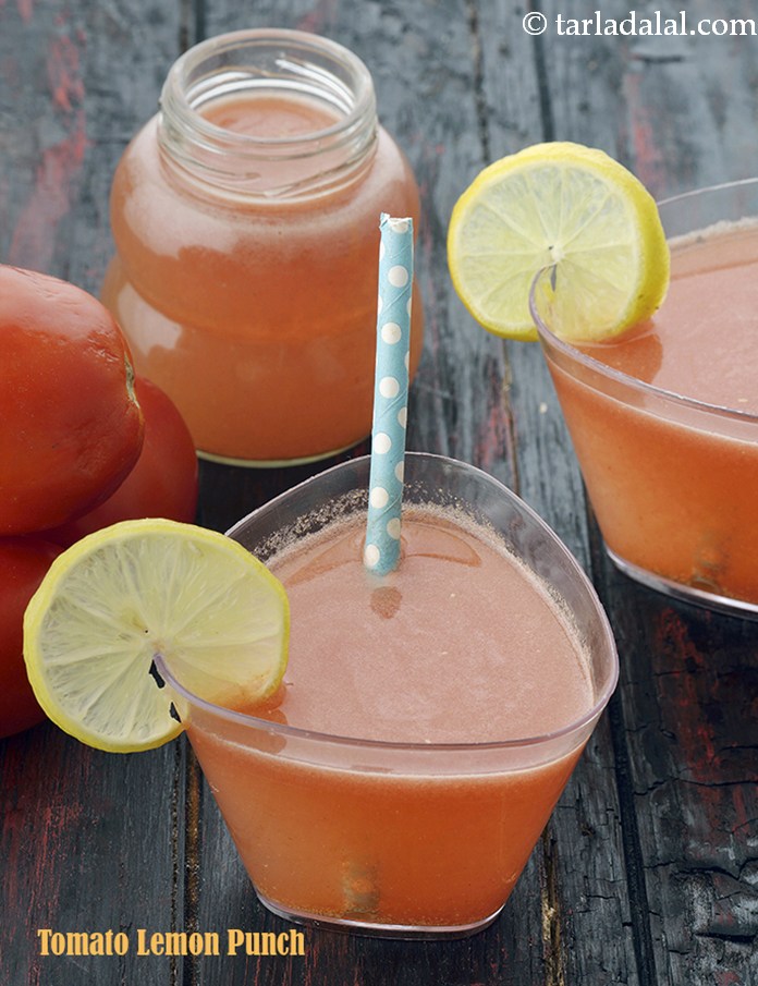 Tomato Lemon Punch, Tomato Lemon Drink recipe