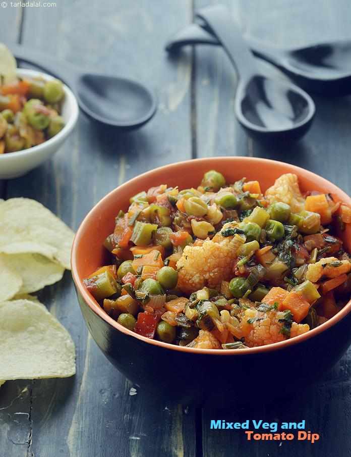 Mixed Veg and Tomato Dip recipe