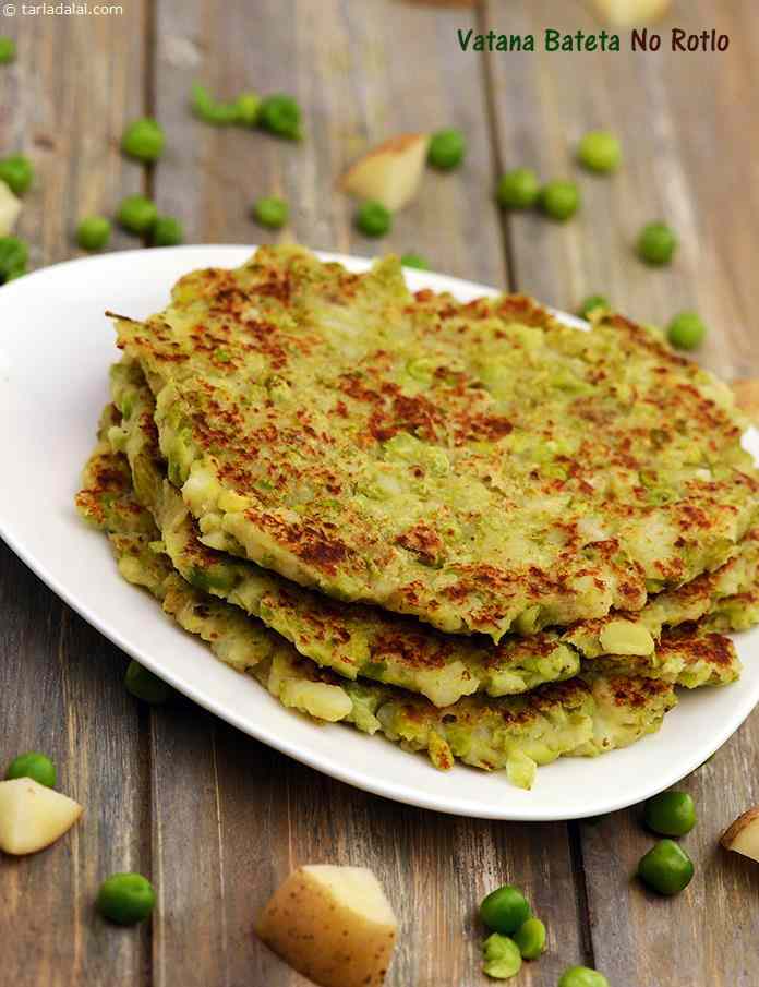 वटाना बटेटा नो रोटलो रेसिपी, Vatana Bateta No Rotlo ( Gujarati Recipe) In Hindi