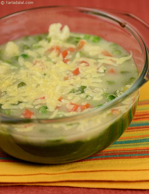 Creamy Mixed Vegetables in Spinach Gravy recipe, Healthy Recipes