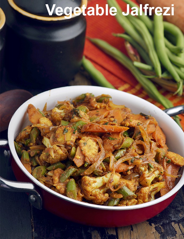 vegetable jalfrezi recipe | Punjabi vegetable jalfrezi sabzi |