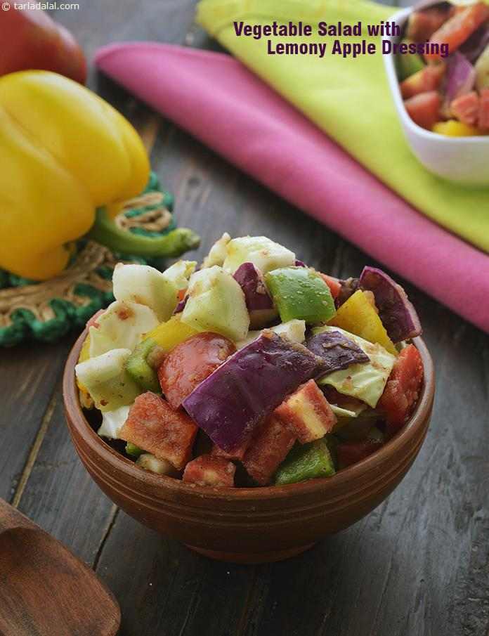 Vegetable Salad with Lemony Apple Dressing recipe