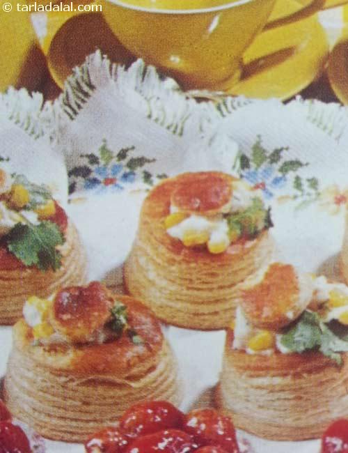 Vol-au-vent Cases recipe, Indian Vegetarian Recipes