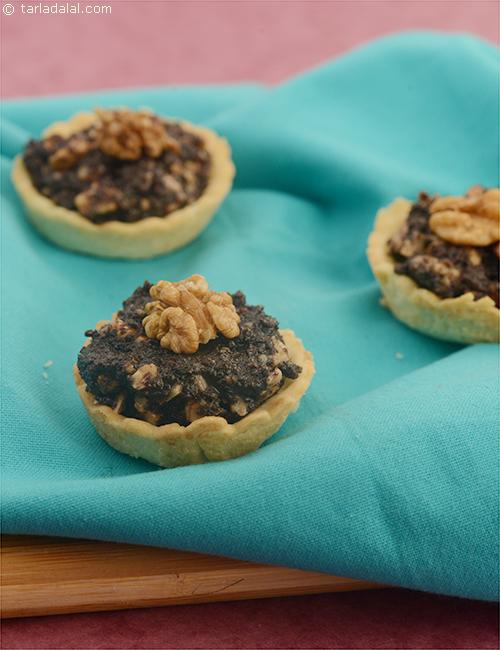 Chocolate Walnut Tart (the Complete Italian Cookbook) recipe, Italian Recipes