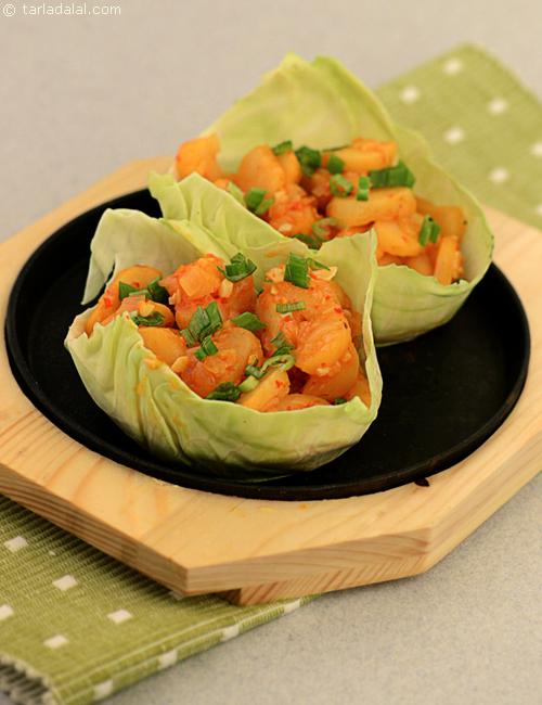 Water Chestnut in Schezuan Sauce ( Chinese Cooking ) recipe