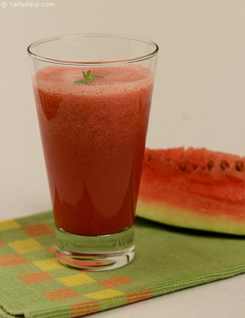 Watermelon and Mint Drink recipe, Low Cholesterol Foods