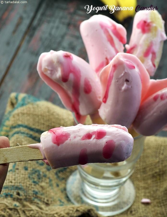 Yogurt Banana Candies recipe