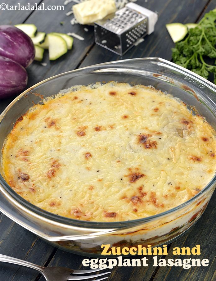 Zucchini and Eggplant Lasagne recipe, Italian Recipes