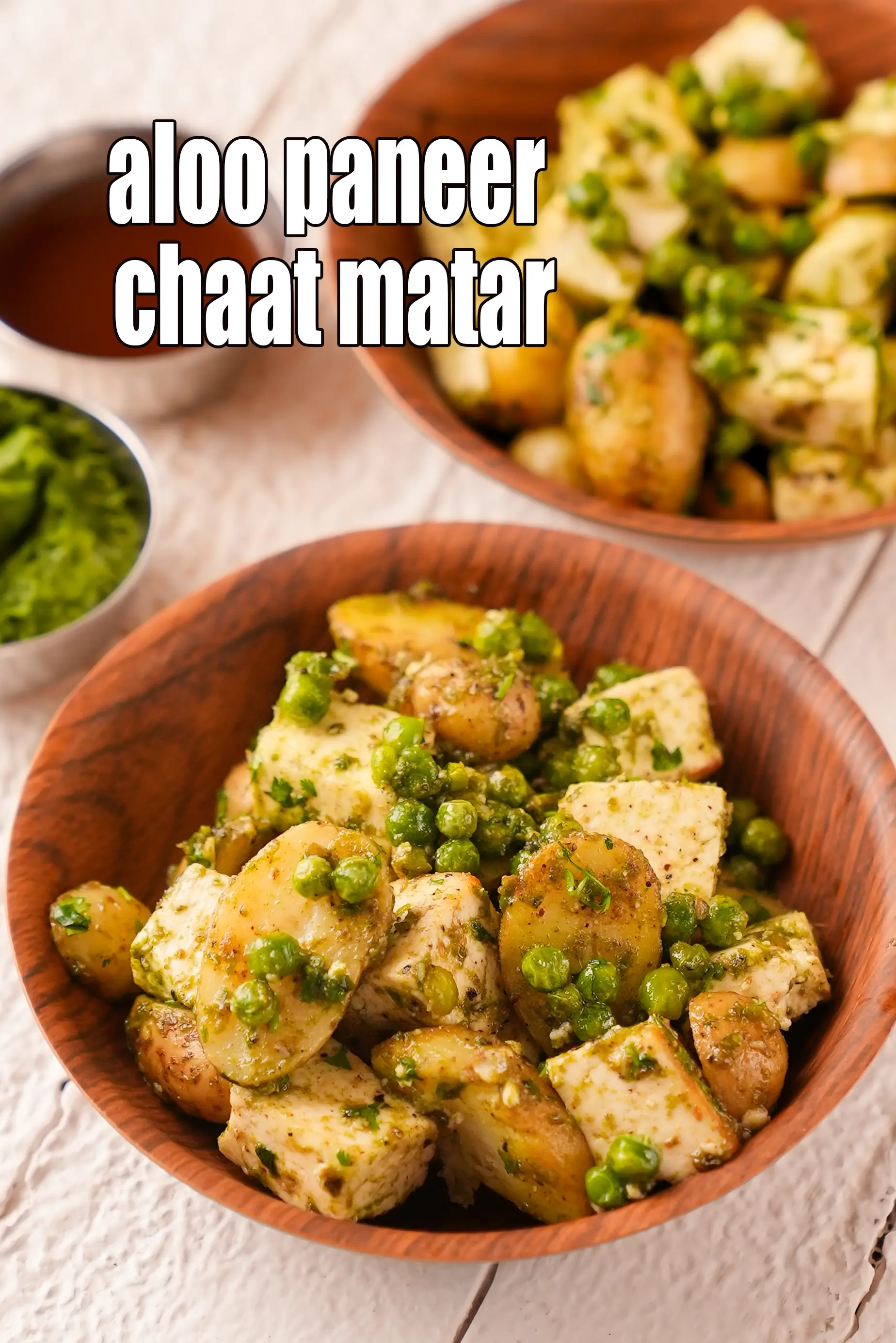 aloo paneer chaat matar recipe | chatpata aloo paneer chaat in 15 minutes | fried aloo paneer chaat | potato paneer chaat snack |