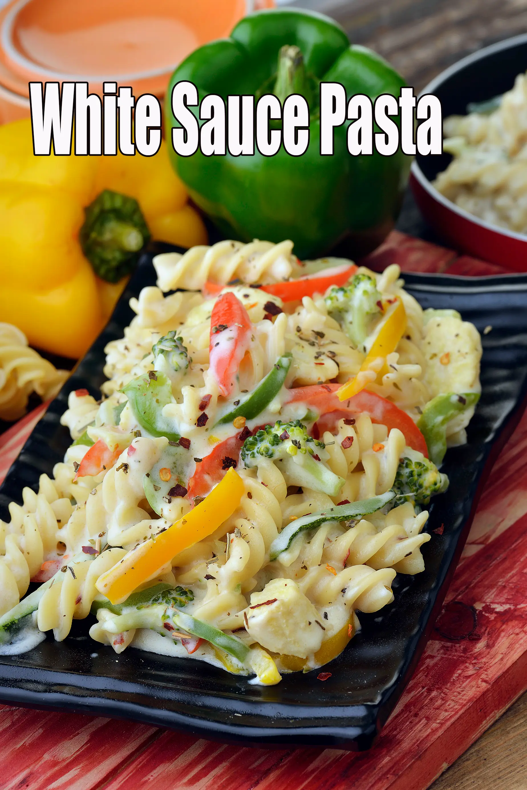 white sauce pasta recipe | Indian style white sauce pasta | pasta in white sauce |