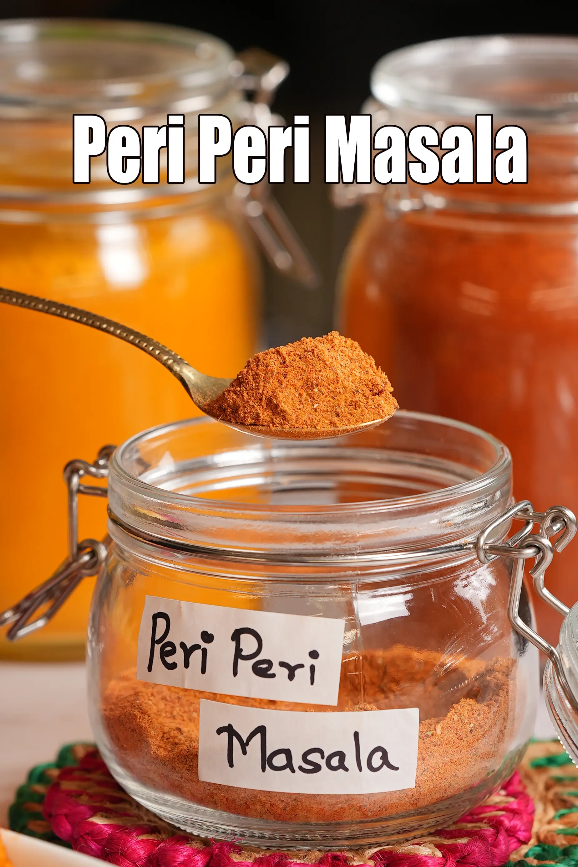 peri peri masala recipe | piri piri spice mix | Indian style peri peri |