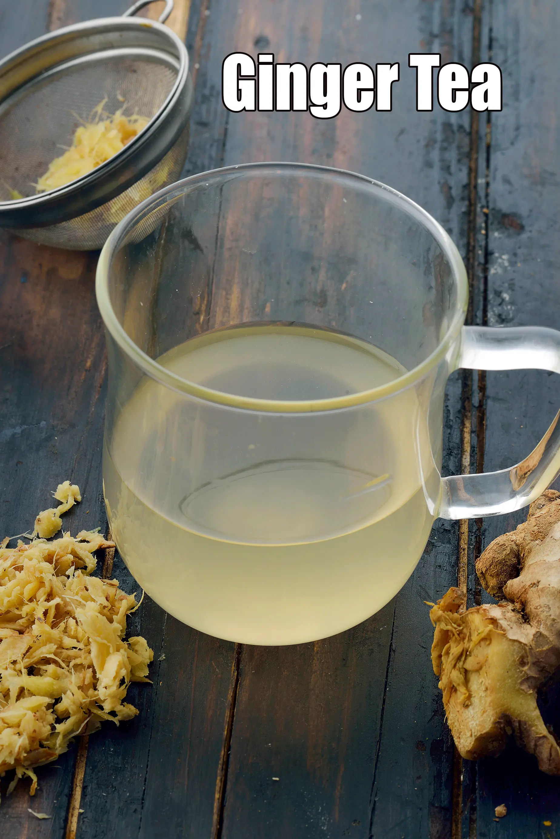 ginger tea recipe | Indian style ginger water for cold and cough | ginger water is home remedy for cold, cough |