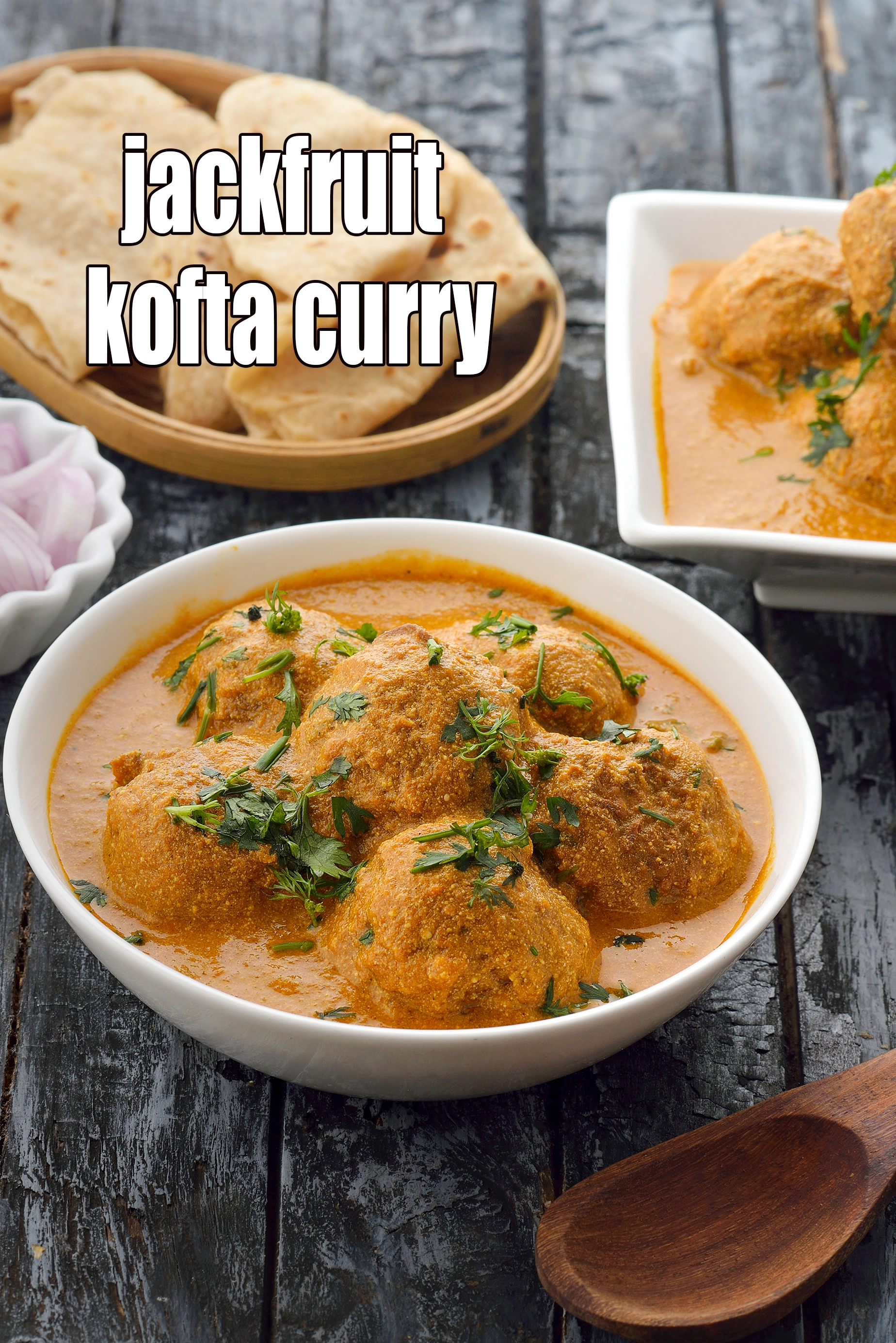 jackfruit kofta curry recipe | Indian style kathal kofta curry | kathal ke kofte | raw jackfruit kofta curry |