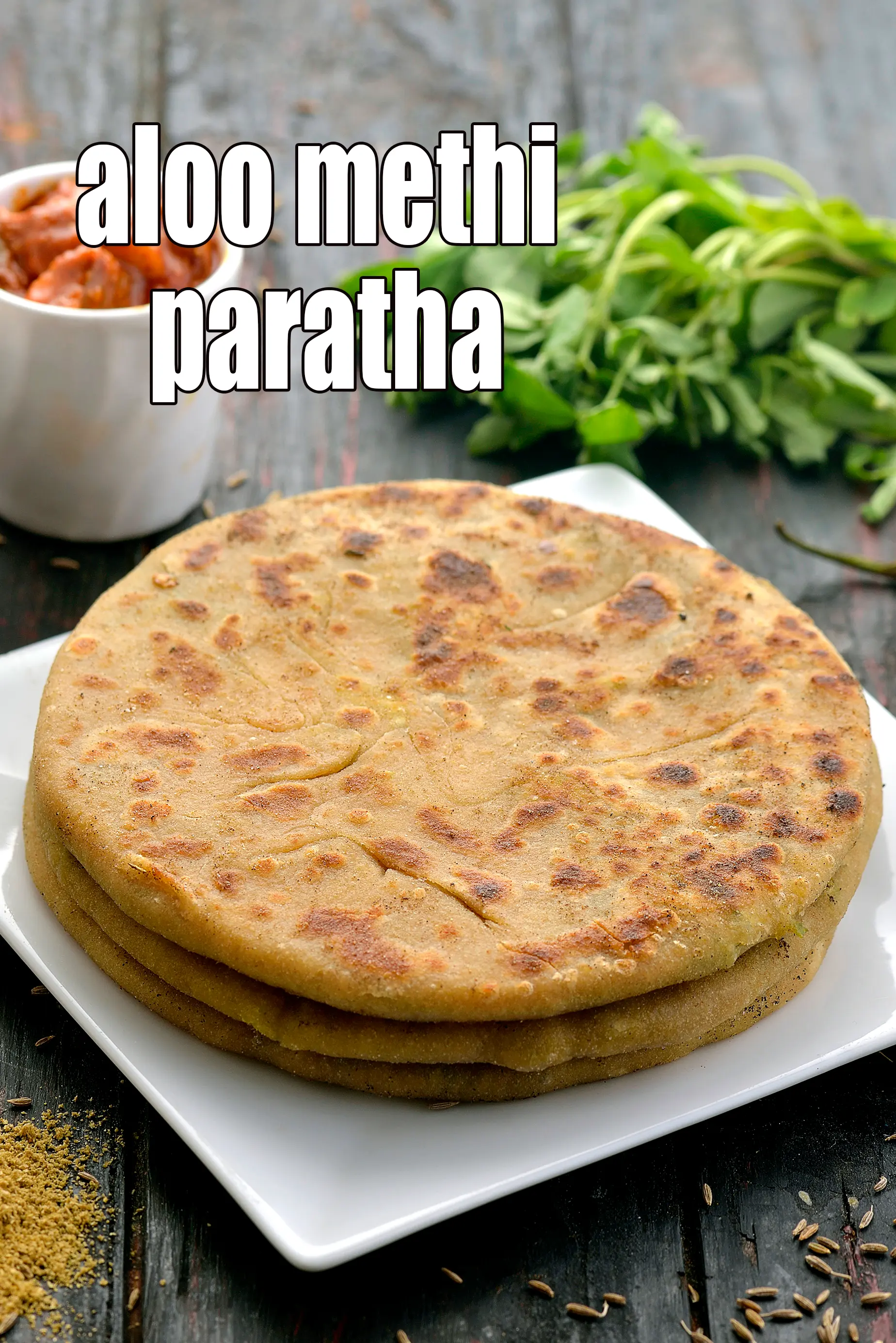aloo methi paratha recipe | Punjabi aloo methi paratha | stuffed aloo methi paratha | aloo ka paratha |