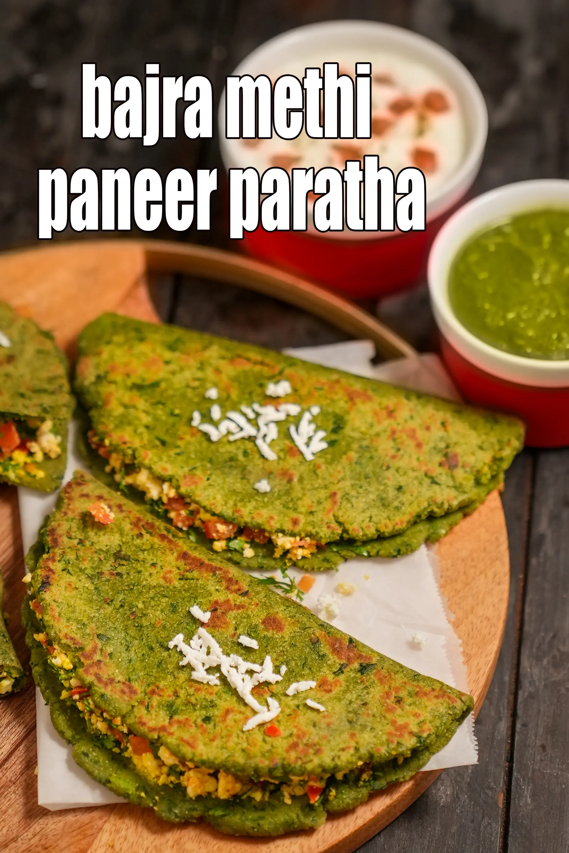 bajra methi paneer paratha recipe | paneer bajre ka paratha | healthy bajra methi paneer paratha for diabetes |