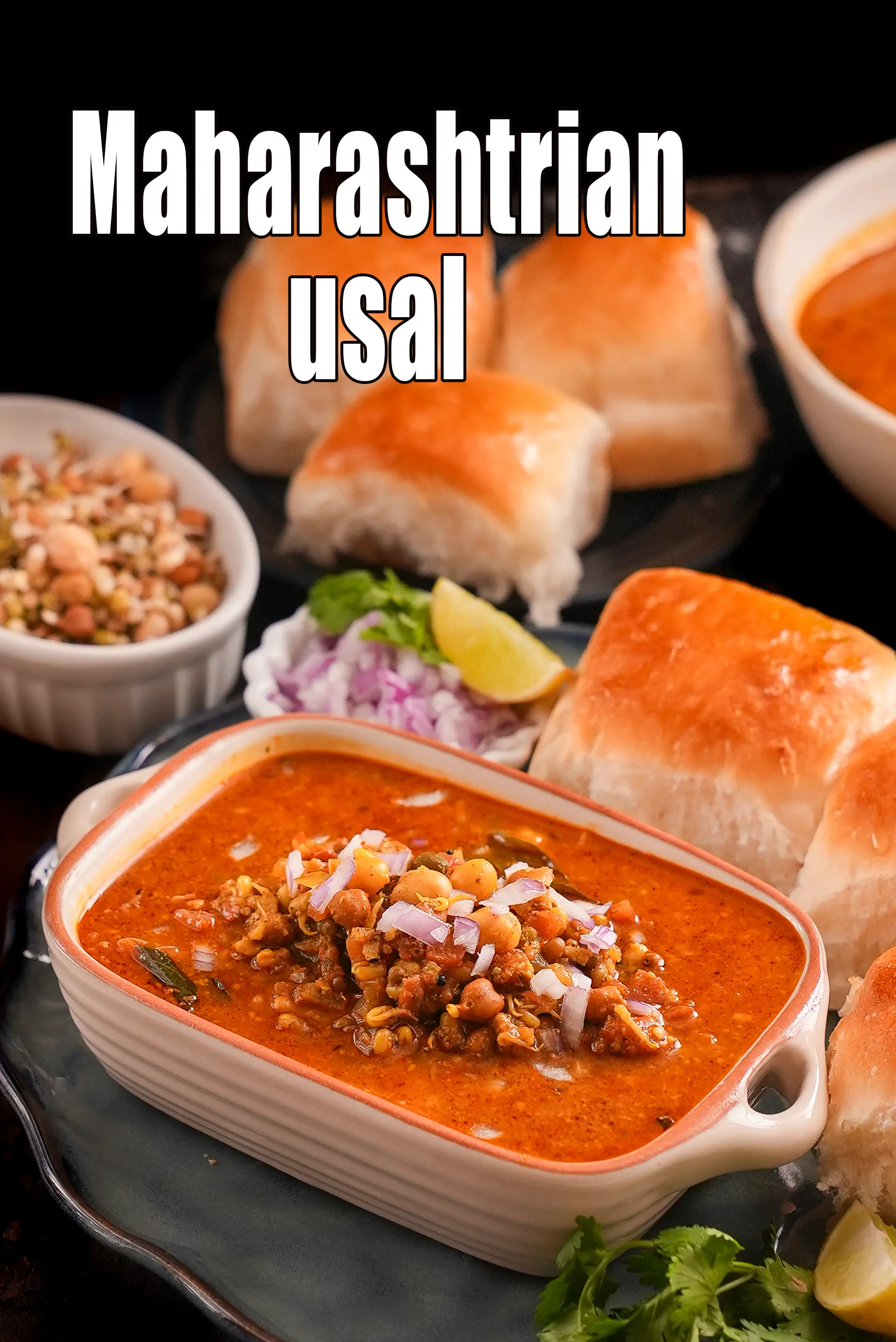 usal recipe | Maharashtrian usal |  traditional Kolhapuri misal | Puneeri misal |