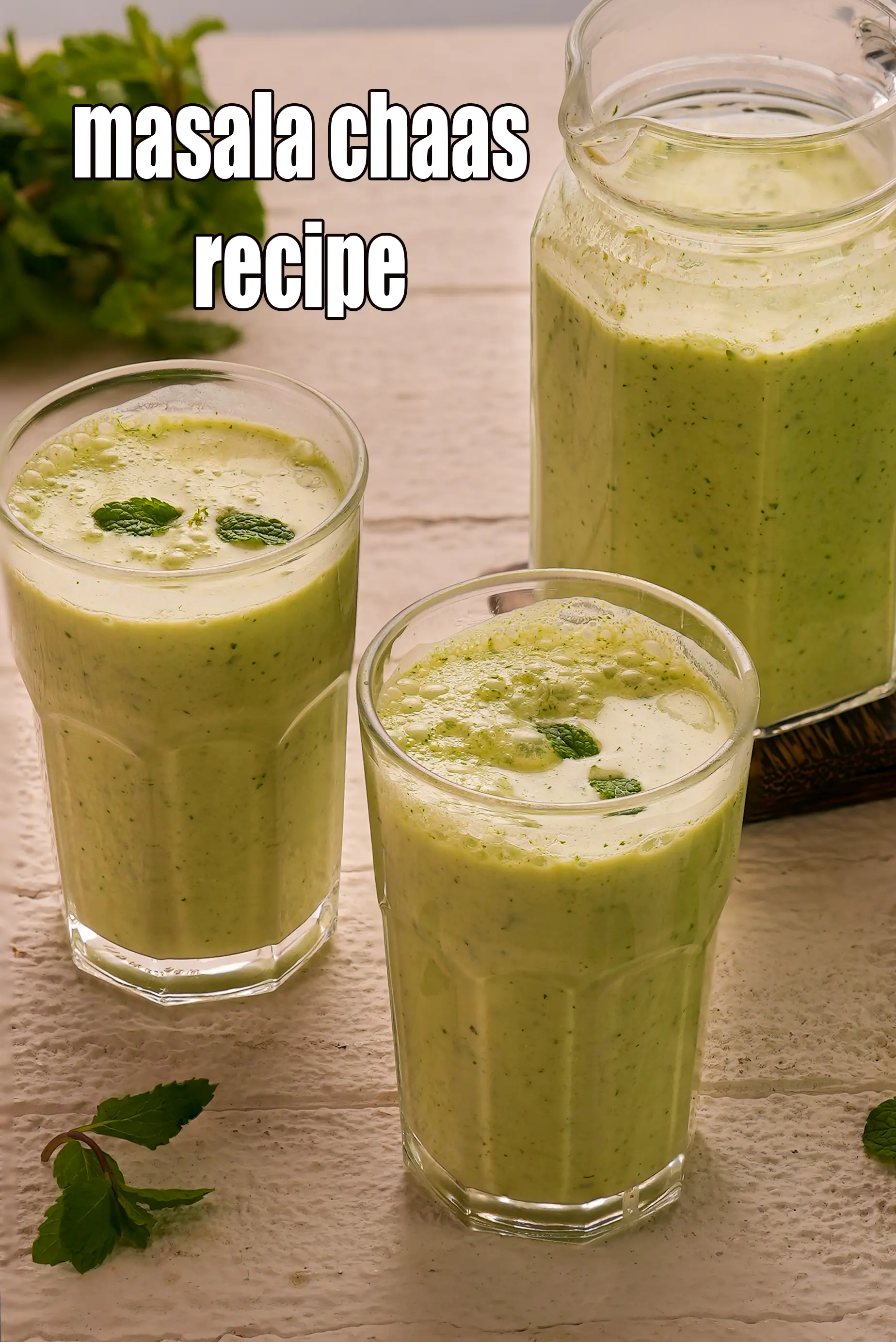 masala chaas recipe | spiced buttermilk recipe | healthy masala chaas | chaas masala |