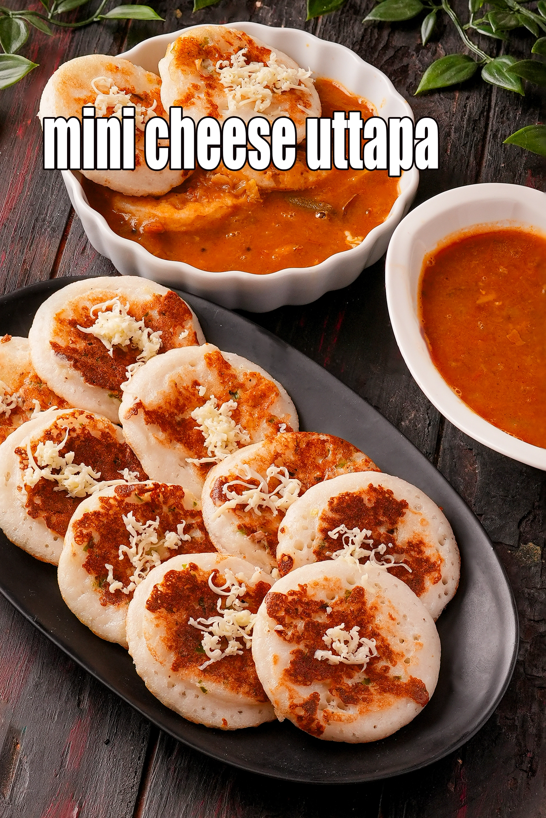 mini cheese uttapa recipe | cheese uttapam | instant cheese uttapa - Indian snack |