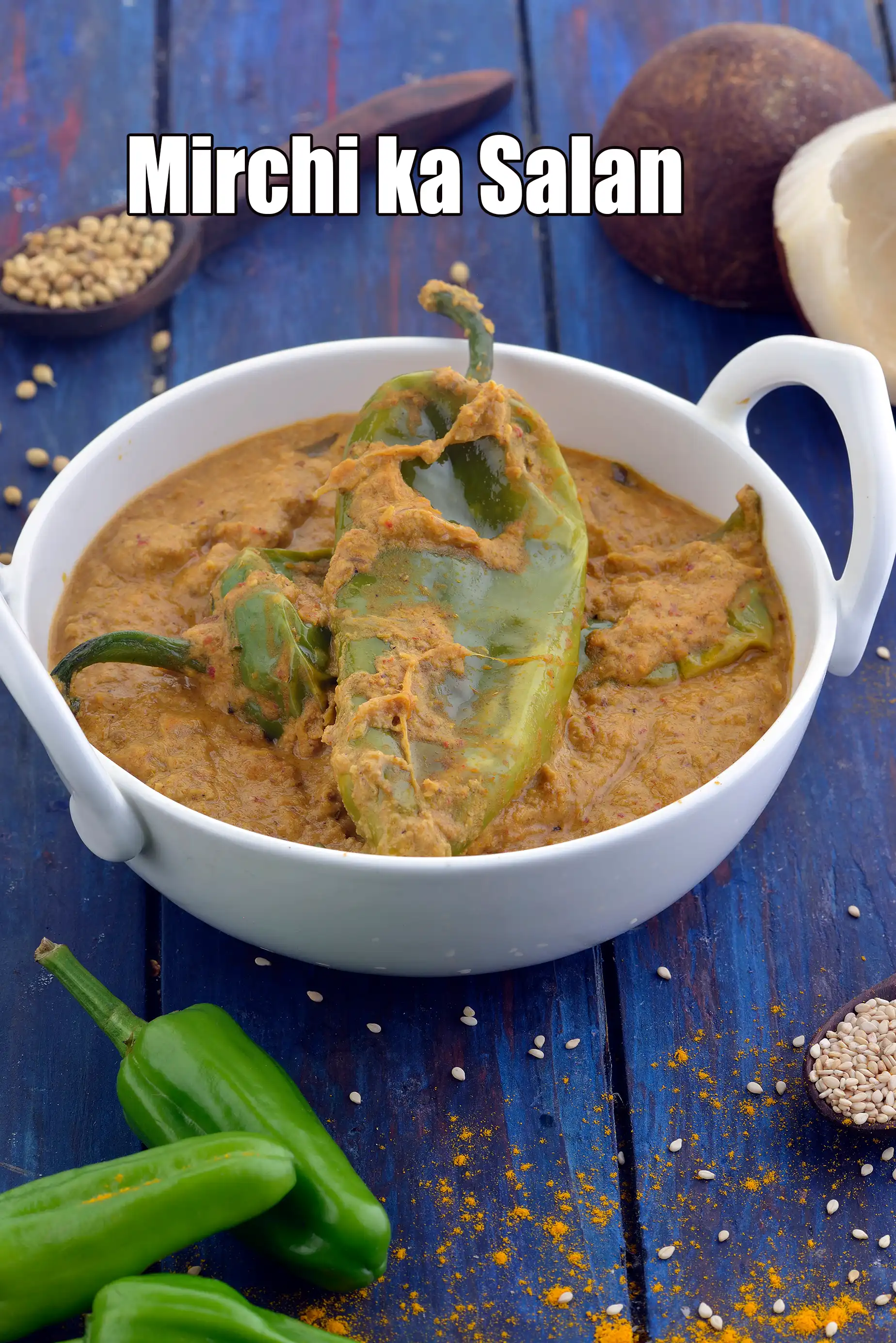 Mirchi ka Salan recipe, Hyderabadi Mirchi Ka Salan Recipe for Biryani